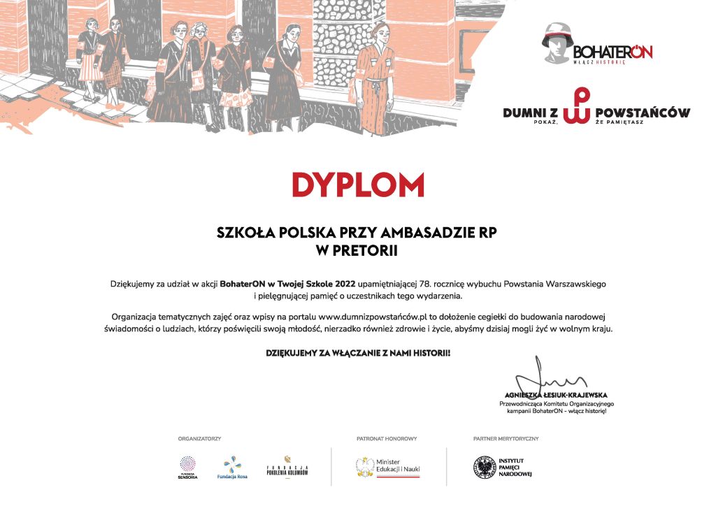 „BOHATERON” – WŁĄCZ HISTORIĘ